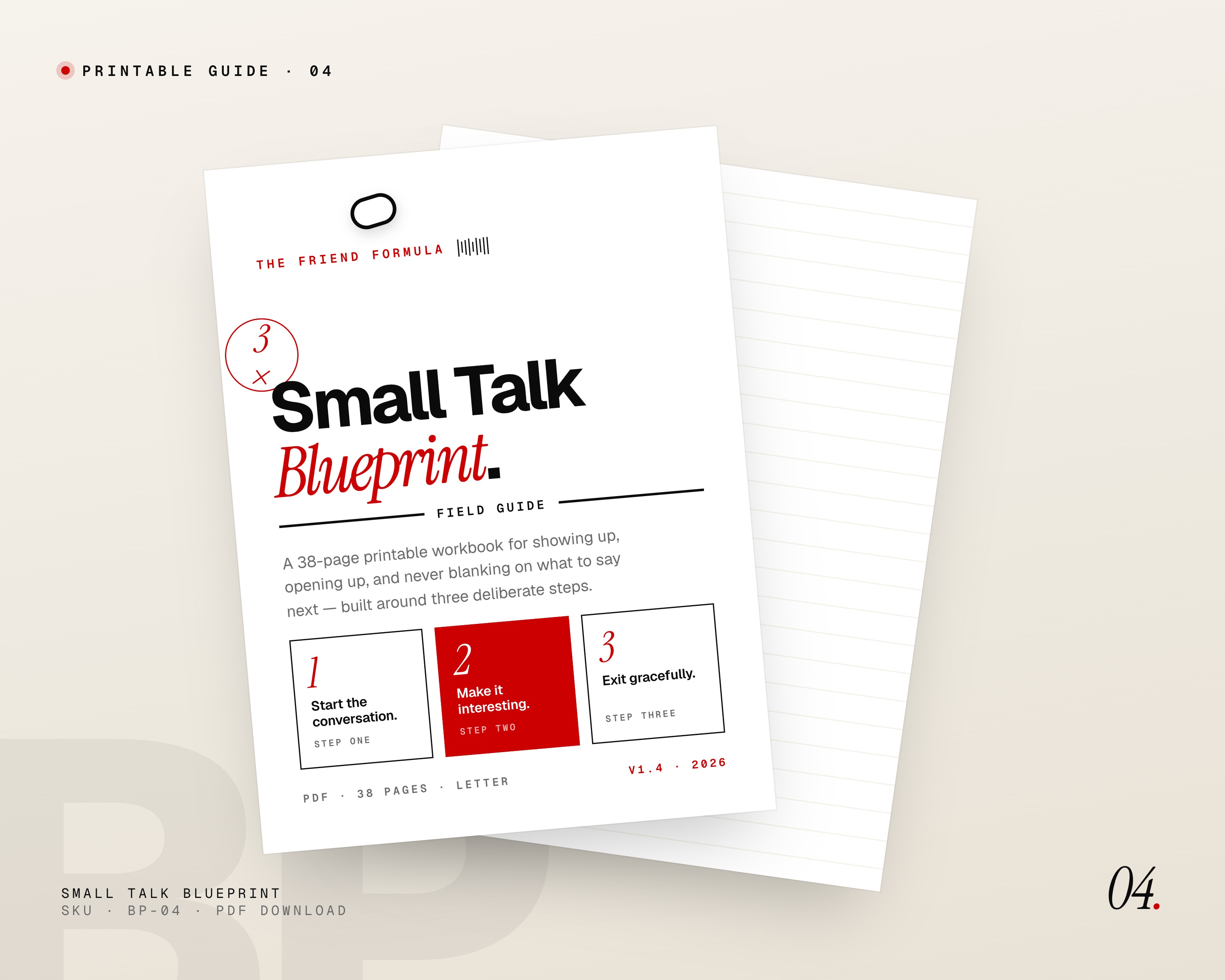 Small Talk Blueprint